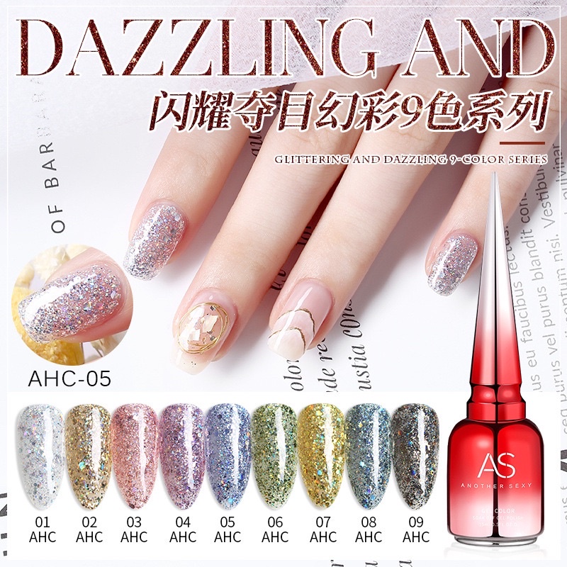 Sơn gel AS chai đỏ mã AHC hàng chuẩn dung tích 15ml