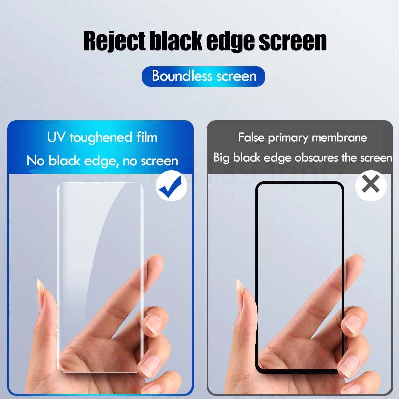 UV Kính Cường Lực Bảo Vệ Màn Hình Cao Cấp Cho Samsung Galaxy Note 20 10 9 8 S20 S10 5g 4g S9 S8 Ultra Plus S7 Edge