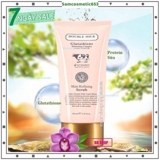 Tẩy tế bào chết toàn thân trắng da Double Milk Triple White Skin Refining Scrub