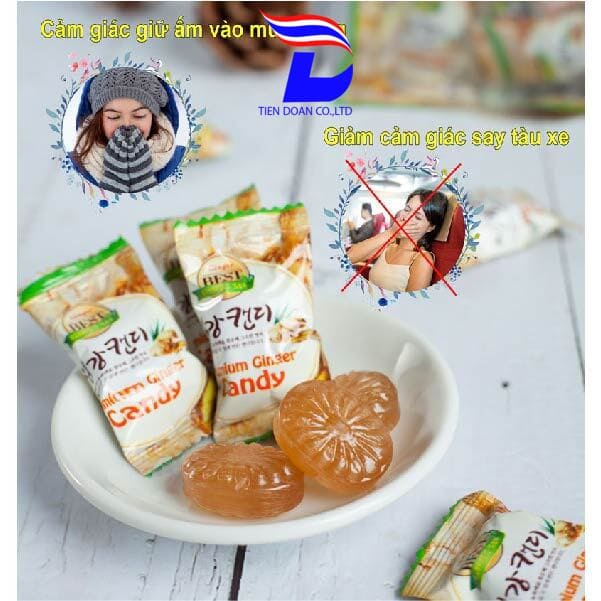 Kẹo Gừng ⚡ HÀNG NHẬP KHẨU ⚡ Hàn Quốc 200g rất tốt cho sức khỏe