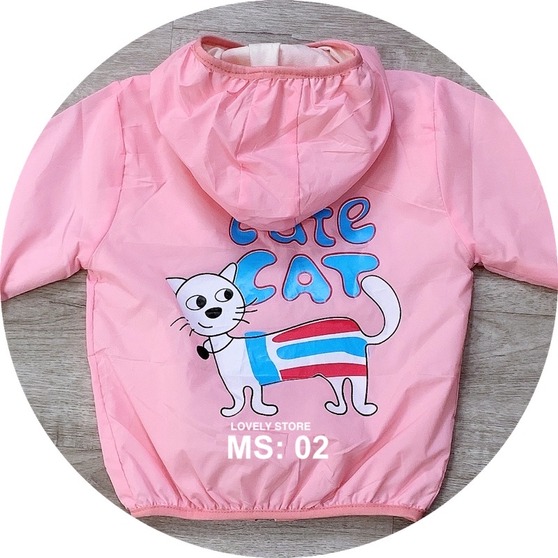 💦Áo Khoác Gió Cho Bé Gái Và Bé Trai . Áo Khoác Có Hoạ Tiết  Đáng iu Cho Bé Gái Và Bé Trai.