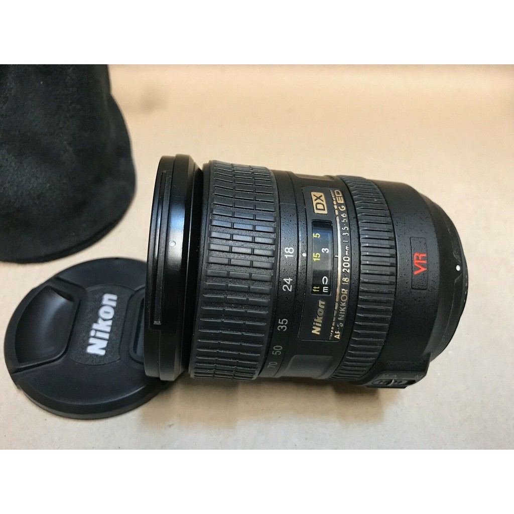 Ống kính Nikon 18-200mm F/3.5-5.6 ED VR AF-S Vr DX IF Zoom Lens, đẹp 95%