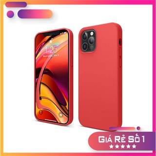 Ốp chống bẩn Iphone 12 / Iphone 12 PRO màu đỏ Full Viền