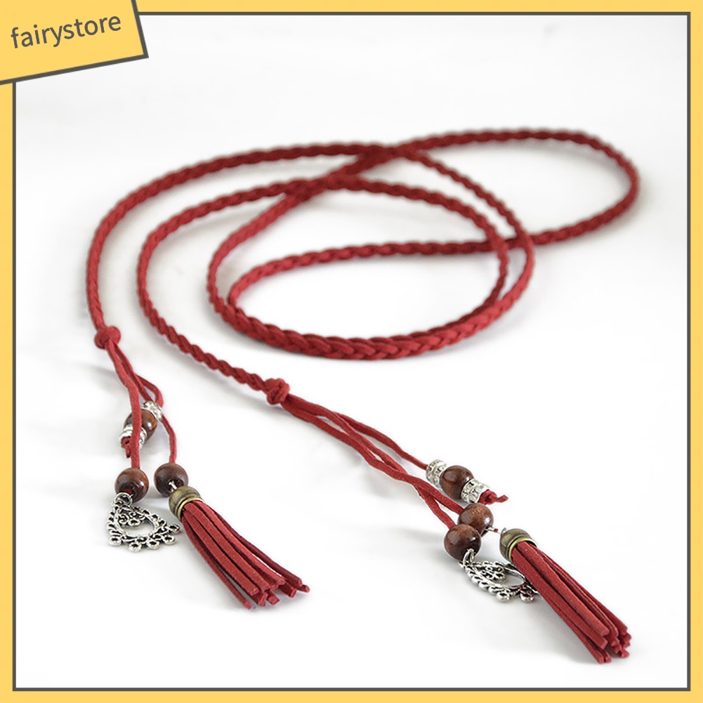 Thắt Lưng Dây Bện Đính Hạt Thiết Kế Tinh Tế