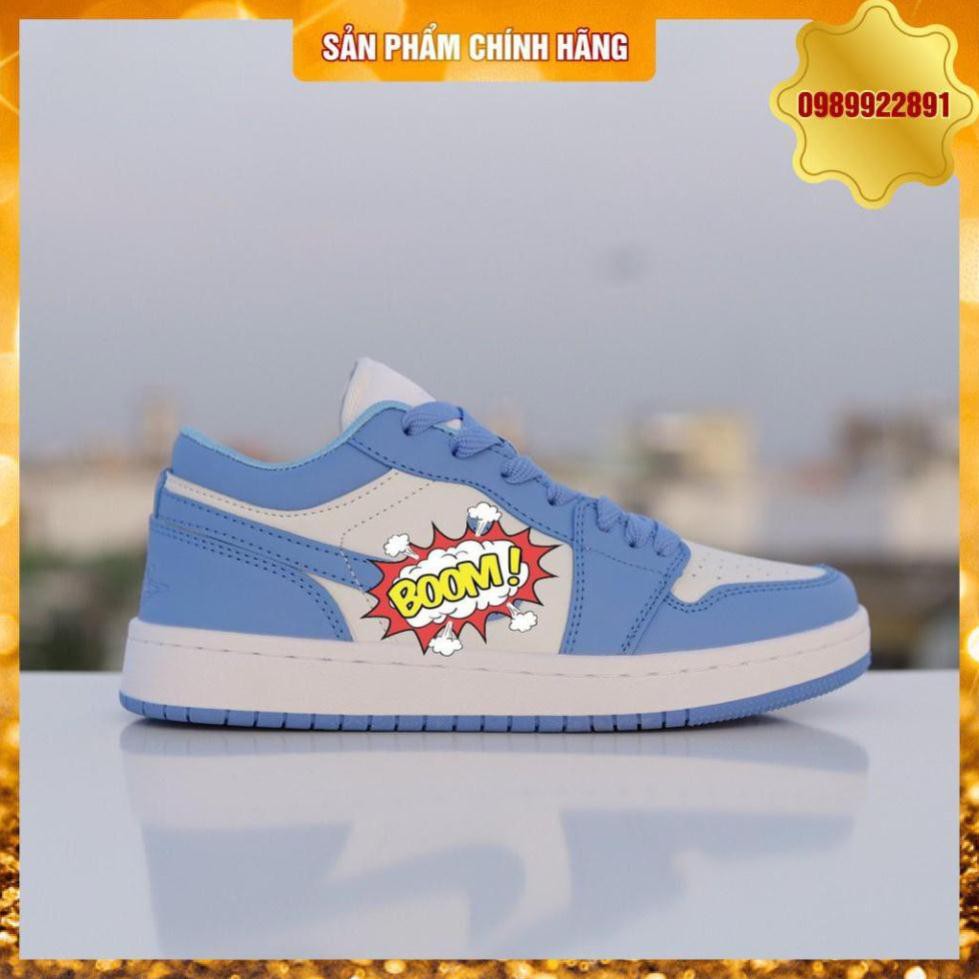 Giày thể thao Jd1 da PU, phối xanh dương trắng | BigBuy360 - bigbuy360.vn