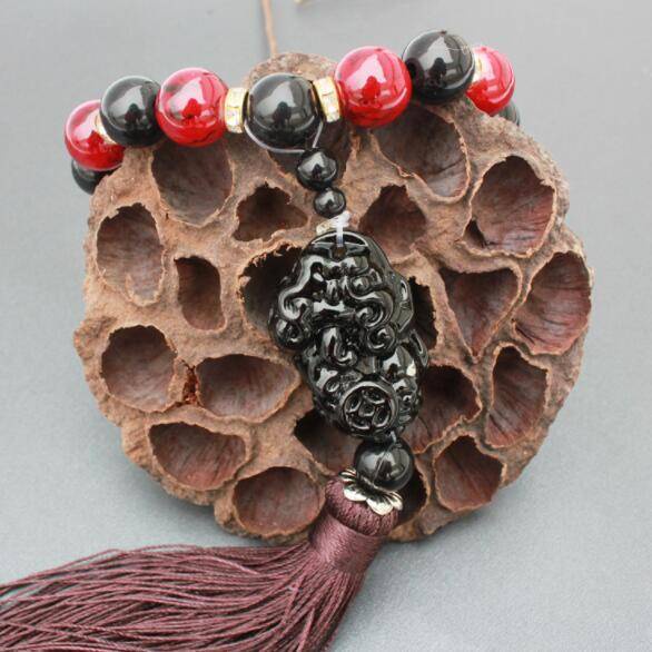 Tràng Hạt Tỳ Hưu Trang Trí Cần Số Ô Tô