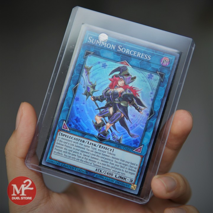 Thẻ bài yugioh Triệu hồi nữ phù thủy - Summon Sorceress - Bài thật chính hãng -Bảo quản M2SCCQ-LITE