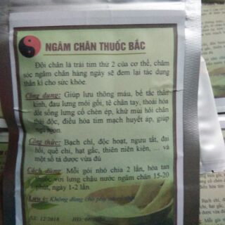 Bột ngâm chân thuốc bắc