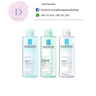 [Mã COSBAUH3 giảm 8% đơn 300K] Nước tẩy trang La roche Posay Eau Micellaire Ultra 400ml, nước tẩy trang cho mọi loại da