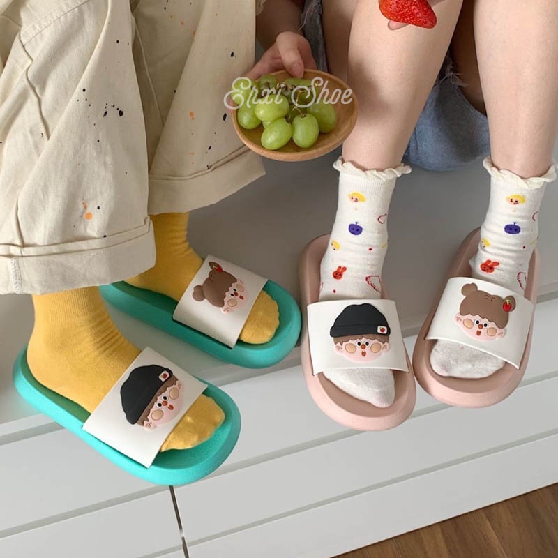 Dép Đi Trong Nhà Họa Tiết Hoạt Hình Dễ Thương Cho Nữ