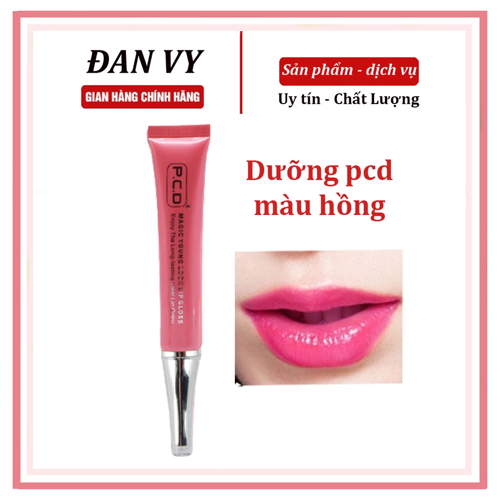 Dưỡng môi PCD hàng chuẩn dưỡng kích màu sau xăm, hỗ trợ lên màu chuẩn tông.