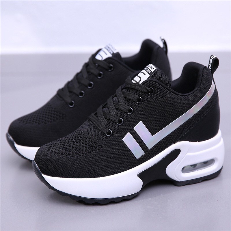 Giày thể thao nữ giày đế độn 8CM cao cấp siêu đẹp siêu hot giá rẻ !