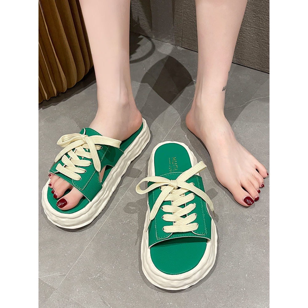 Dép Sandal Đế Dày Thời Trang Mùa Hè 2022 Dễ Phối Đồ Cho Nữ