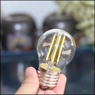 BÓNG ĐÈN LED GIẢ SỢI ĐỐT G45 4W