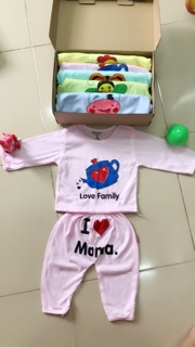 Set bộ cotton cho bé