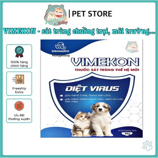 Vimekon - sát trùng chuồng trại, môi trường của Vimedim