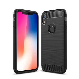 Ốp điện thoại bằng sợi carbon silicone thích hợp cho IPHONE 6 6S 7 8 PLUS X XR XS MAX 11 PRO MAX