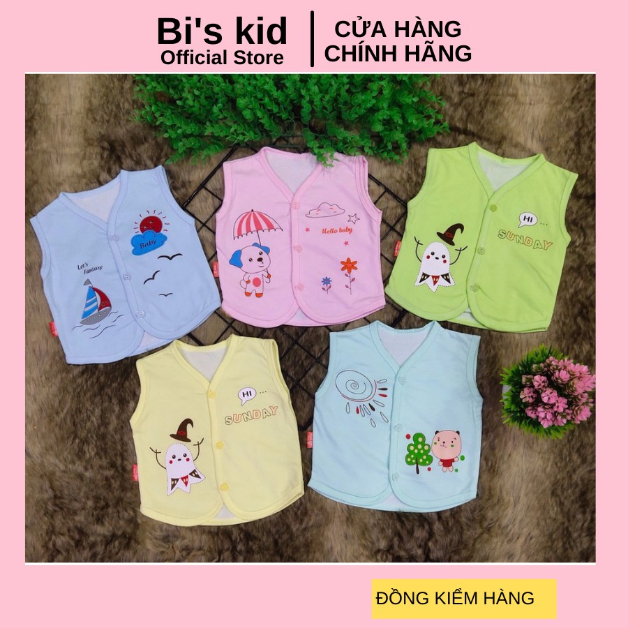 Áo Gile Cotton cho bé 📌FREESHIP📌mỏng thoáng, phù hợp với mùa thu