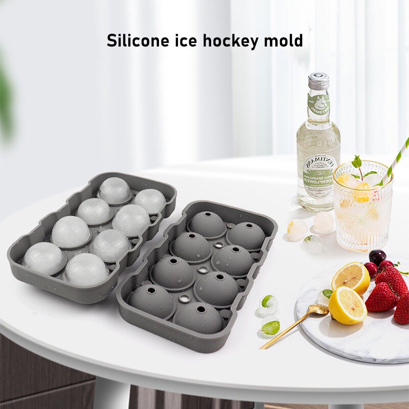 ONLY HOUSE Khay Làm Đá Viên Hình Tròn Bằng Silicone 4 / 6 / 8