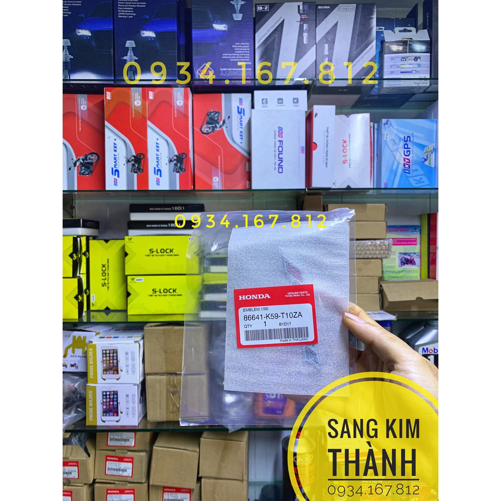 Bộ Tem Nổi CLICK 150i Hàng Honda Chính Hãng Nhập Khẩu Thái Lan