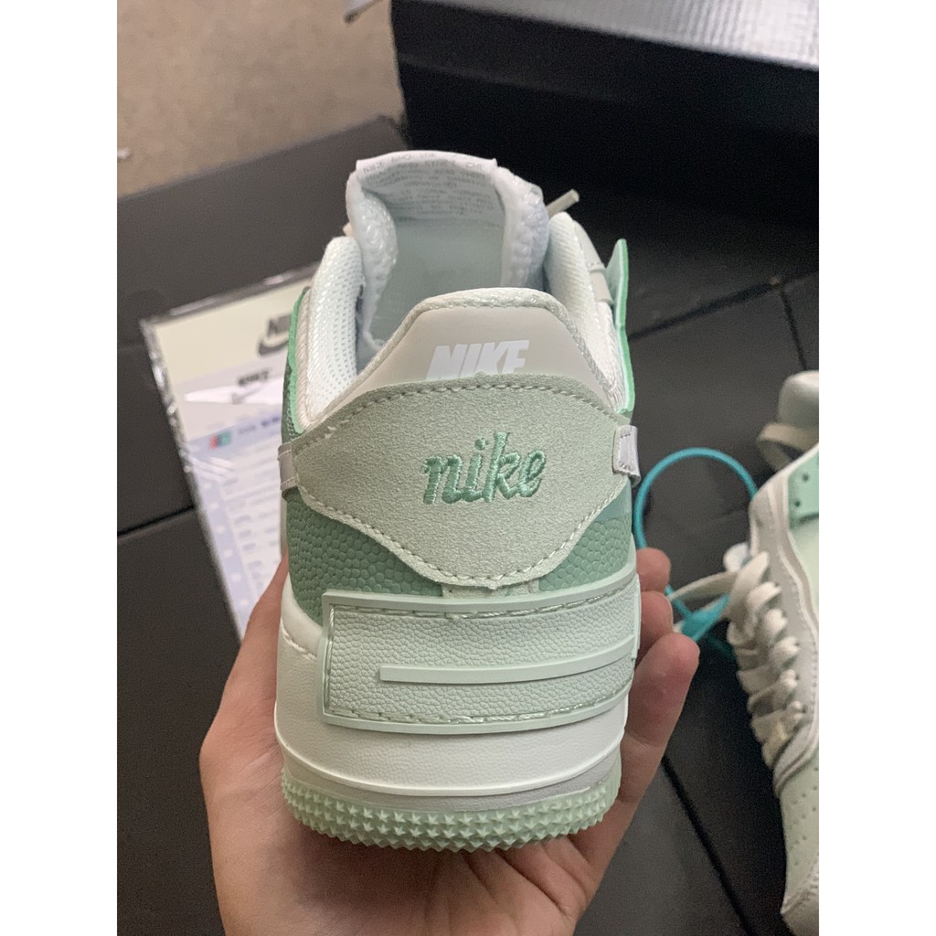 [Mã FAGREEN245 giảm tới 30K đơn 99K] (Ảnh thật + fullbox) Giày AF1 shadow xanh cốm | BigBuy360 - bigbuy360.vn