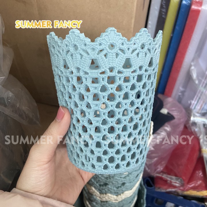 Giỏ hoa nhựa, sọt rác để bàn - Plastic rubbish basket