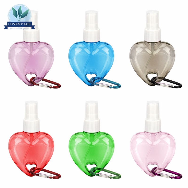 MVP2384 Bình Xịt Rỗng 50ml Đựng Nước Hoa Kèm Móc Khóa Tiện Dụng Mang Đi Du Lịch