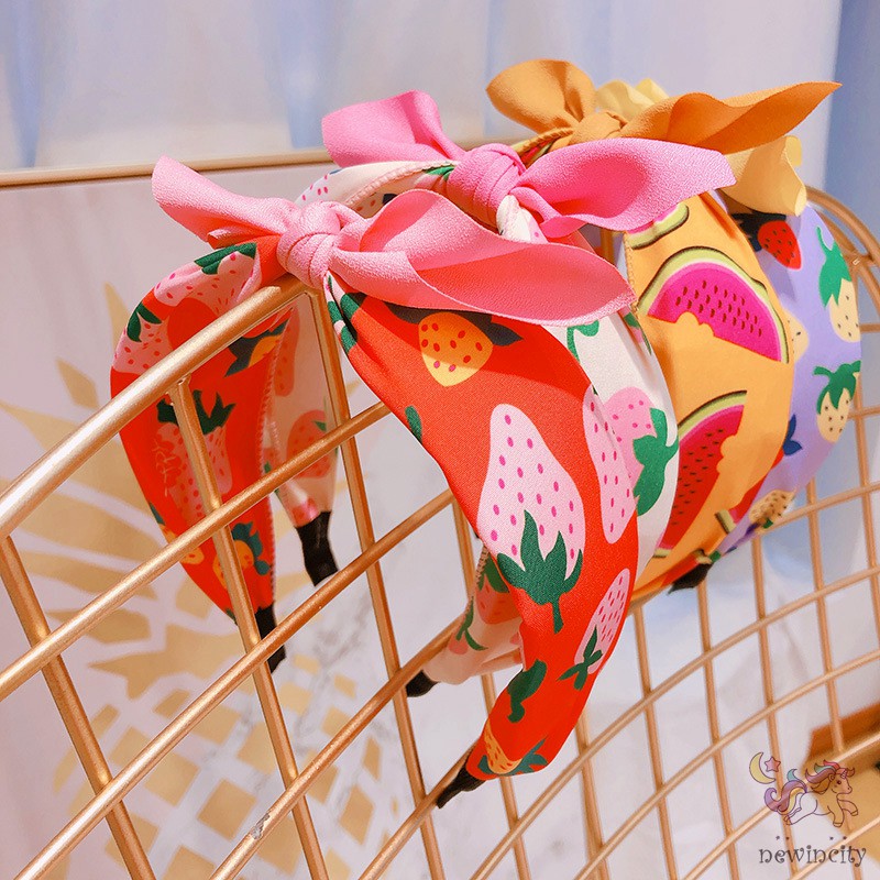 Vòng Cài Tóc Họa Tiết Trái Cây Xinh Xắn Cho Bé Gái