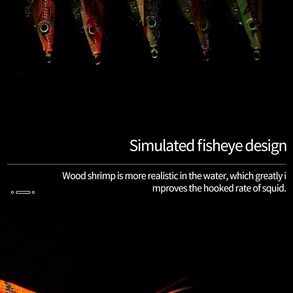 MUVAKO Mồi Câu Cá Hình Tôm Dạ Quang 130mm 20g