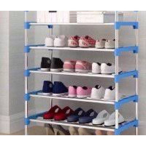 Kệ để giày dép 5 tầng khung inox cao cấp - chắc chắn, tiện dụng