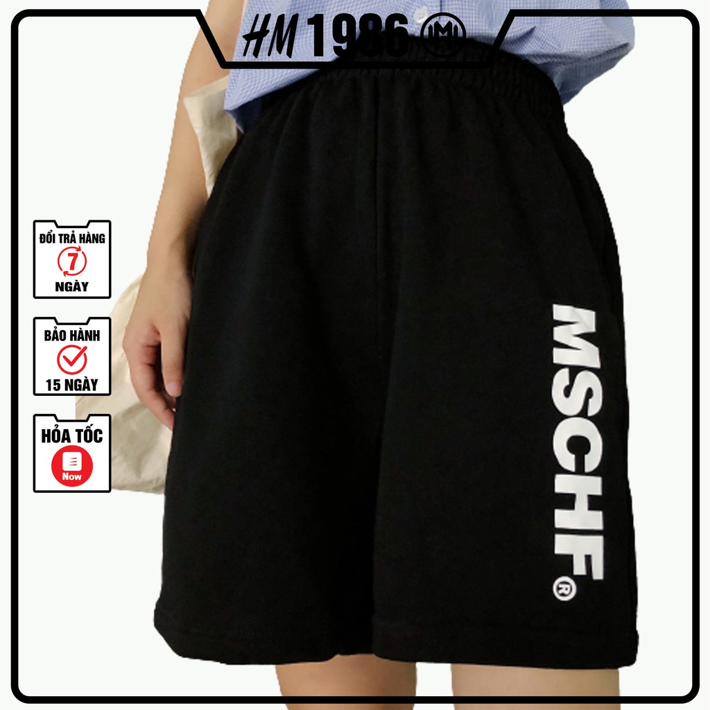Quần short thun nam nữ HM1986, Quần Short Unisex QT103