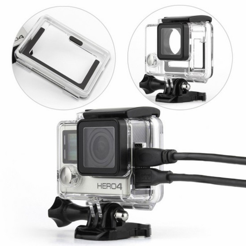 Vỏ bảo vệ Gopro 4 3+ Amkov có lỗ