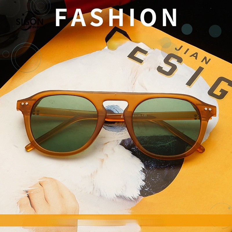 Kính Mát Chống Tia UV Thiết Kế Đơn Giản Thời Trang Cho Nam Và Nữ