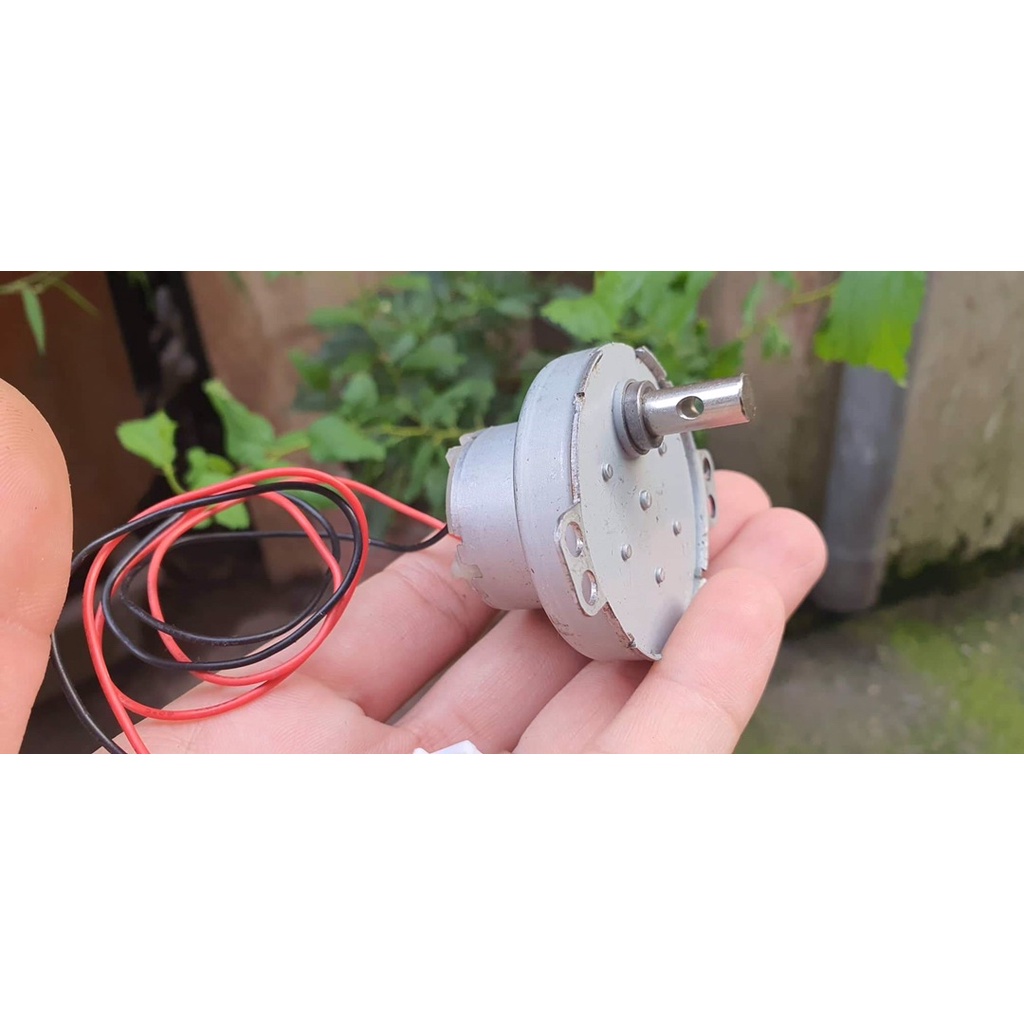 Động cơ đảo gió DC 6-12V 3rpm, chế quạt DC