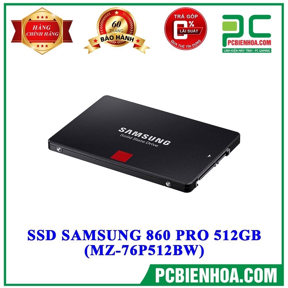 Ổ cứng SSD SAMSUNG 860 PRO 512GB (MZ-76P512BW) TẶNG BÀN DI CHUỘT GAMING