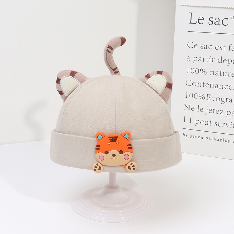 Mũ Cotton Tai Hổ Dễ Thương Cho Bé