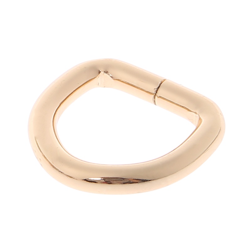 Set 10 khóa kim loại 2cm hình chữ D cho dây đeo túi xách