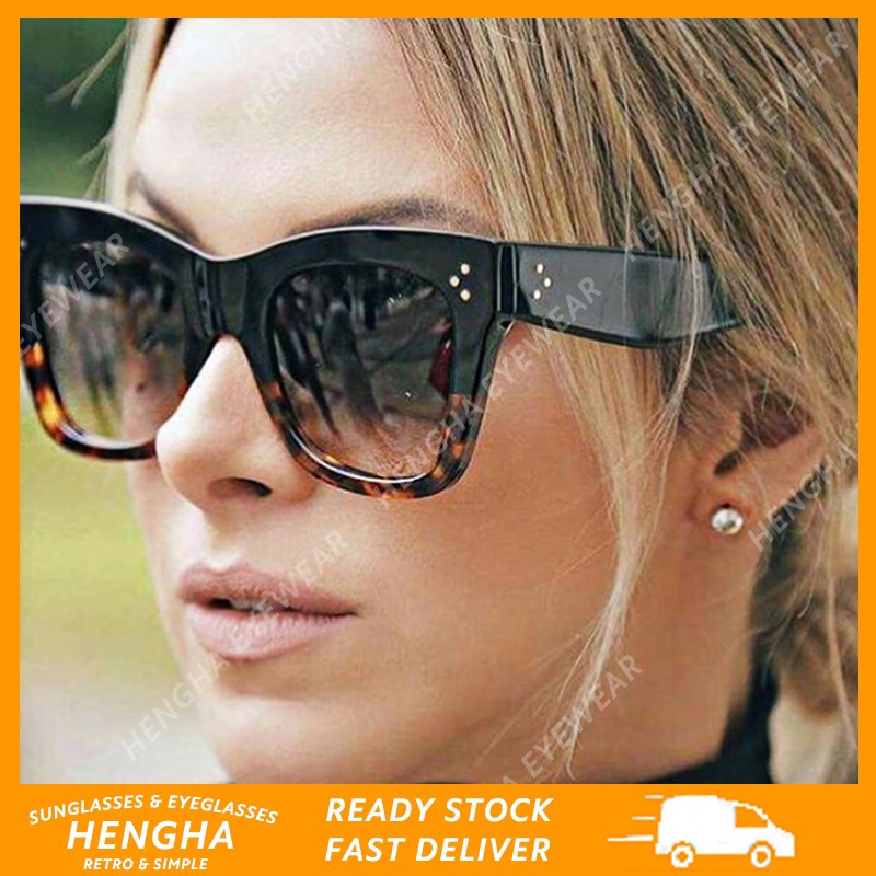 Kính mát UV400 cỡ lớn cá tính thời trang tiện dụng