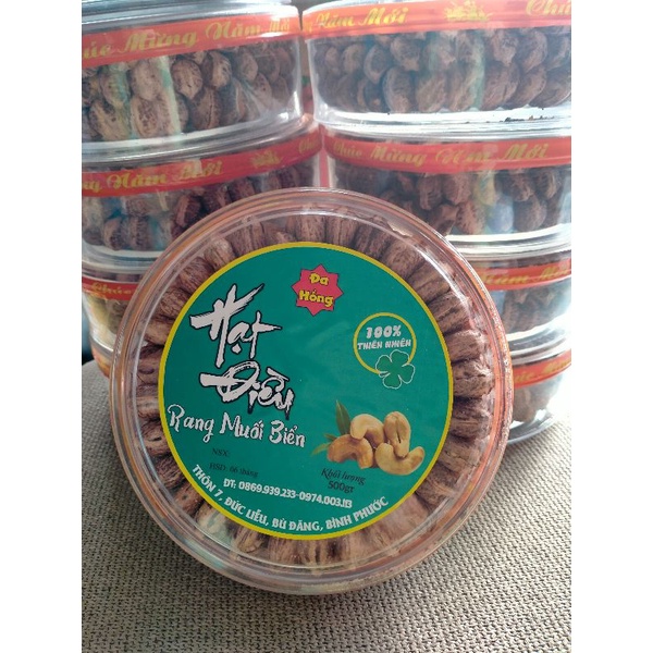 HẠT ĐIỀU RANG MUỐI 500GR