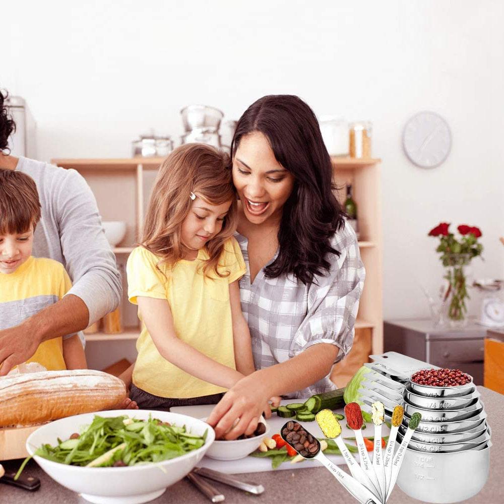 Cốc Đong Chất Lượng Cao Tiện Lợi Dễ Sử Dụng|Muỗng Đo Lường Gia Vị Làm Bánh / Cà Phê Kèm Thước Đo