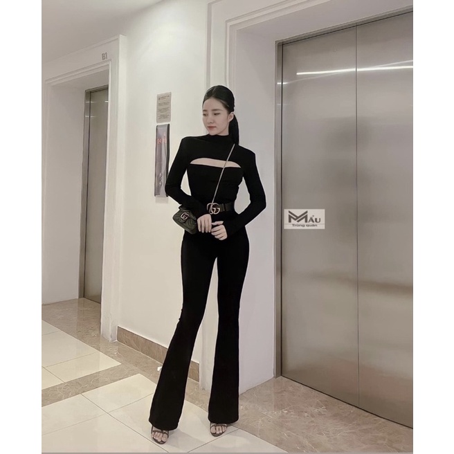 Áo phông khoét cao cổ xỏ tay