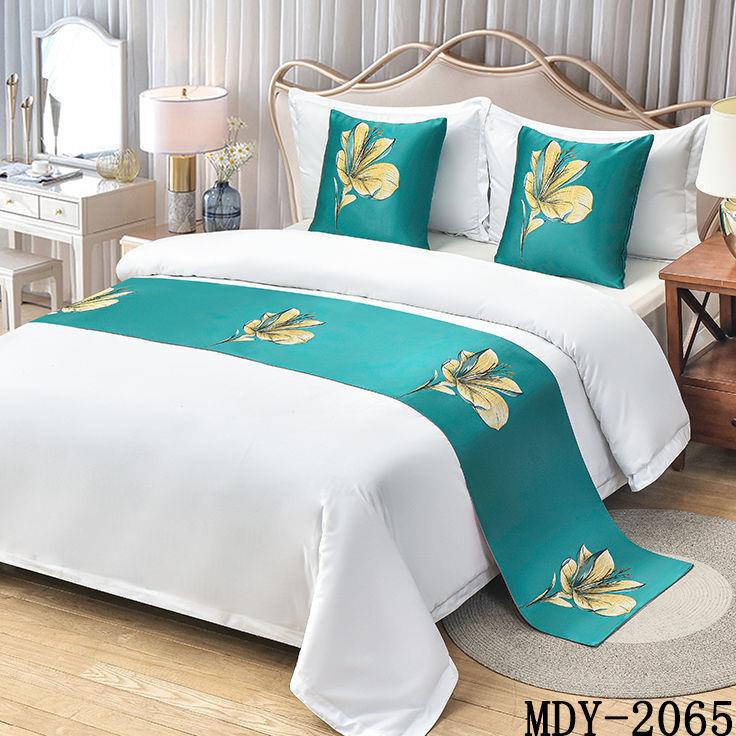 Khăn trải giường màu trơn phong cách hiện đại cao cấp cho khách sạn | BigBuy360 - bigbuy360.vn
