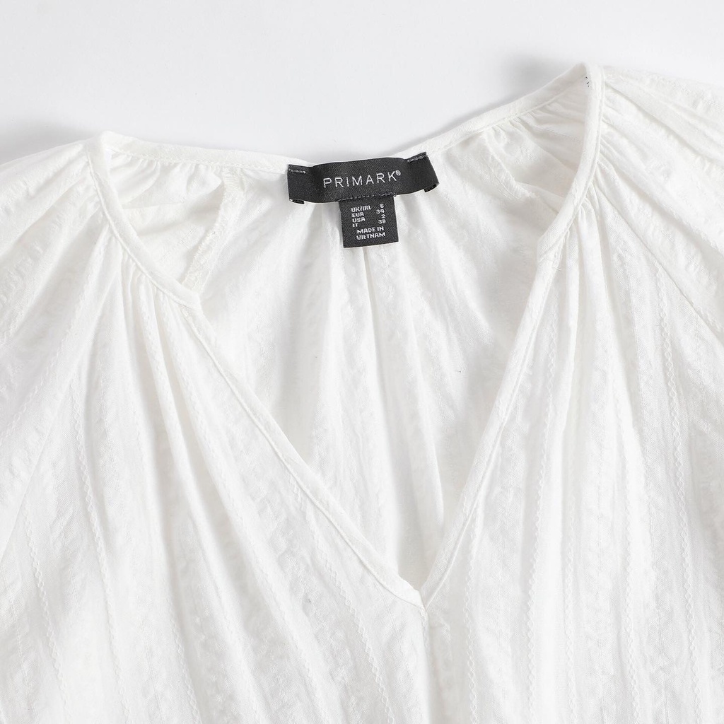 ❗️ LILAC - VNXK - DƯ XỊN - GIÁ TỐT ❗️ - Áo Primak Babydoll Trắng Xuất Dư