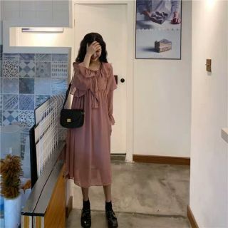 Váy xòe tiểu thư oversize