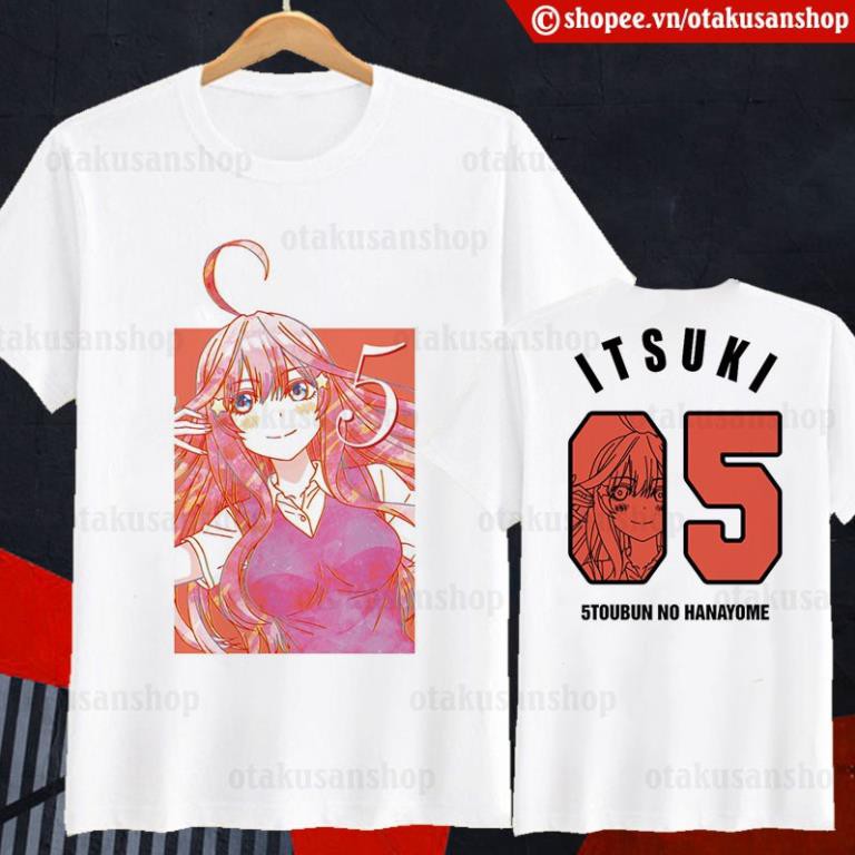 Áo thun Gotoubun no Hanayome Itsuki ngắn tay