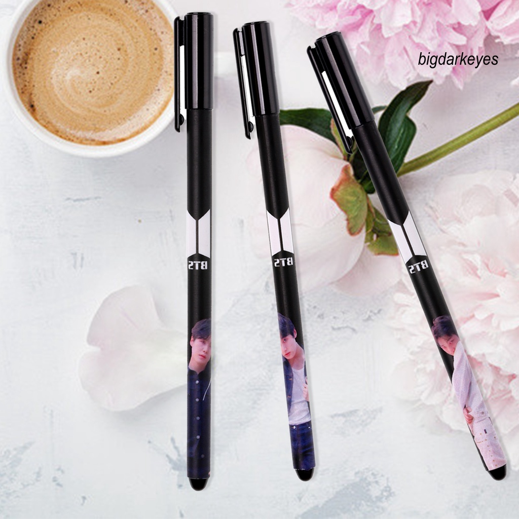 Bút Mực Gel Ngòi 0.5mm In Chữ BTS LOVE YOURSELF