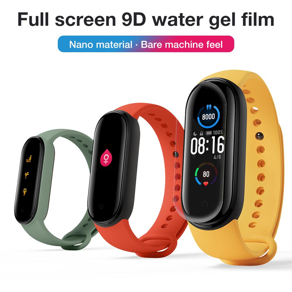 Set 1/ 2/ 5 miếng dán bảo vệ màn hình chống xước cho đồng hồ Xiaomi Mi Band 5 Nfc Mi Band Band5 Miband5