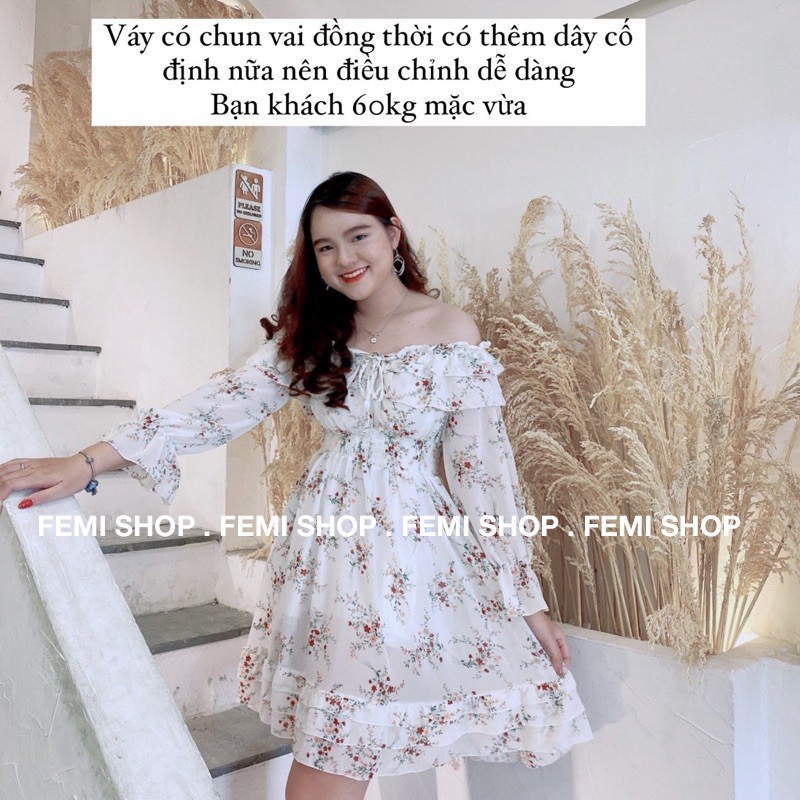 Đầm - váy dáng xòe chun eo, chun bụng cực xinh luôn_Thời Trang Femi