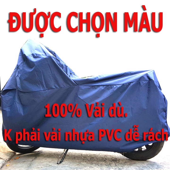 Bạt phủ Trùm xe máy cao cấp- Vải đặc biệt HẤP THU NHIỆT từ xe