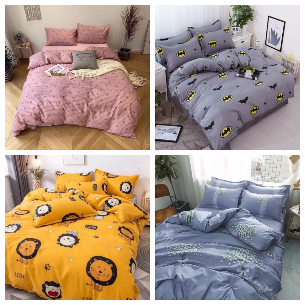 Vỏ chăn lồng được ruột bông chất liệu cotton poly 1m9x2m1 nhiều hoạ tiết cho gia đình Mẫu DOREMON ĐÁNH ĐÀN